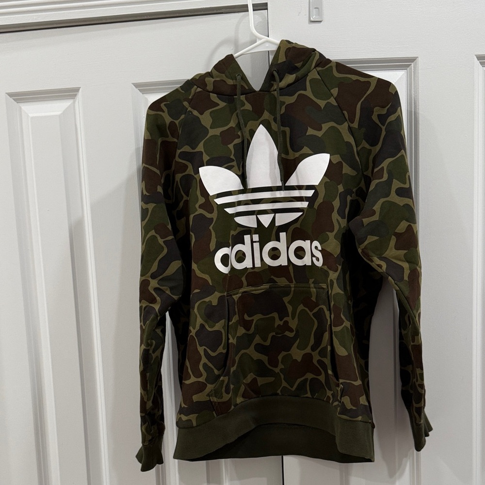 adidas Originals Camo Hoodie - Green and Brown